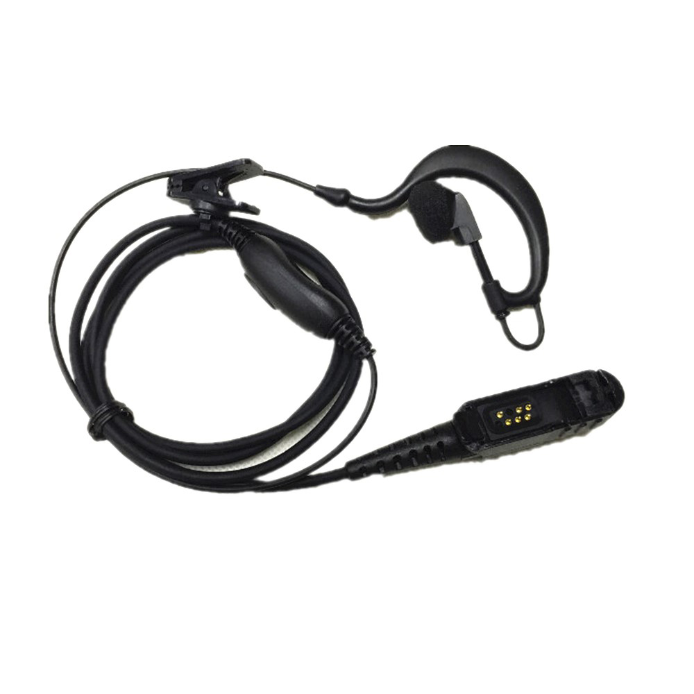 10x 귀 클립 G 모양 귀고리 이어폰 이어폰 헤드셋 마이크 PTT For Motorola MOTOTRBO DEP 휴대용 라디오 DEP 550 DEP 570
